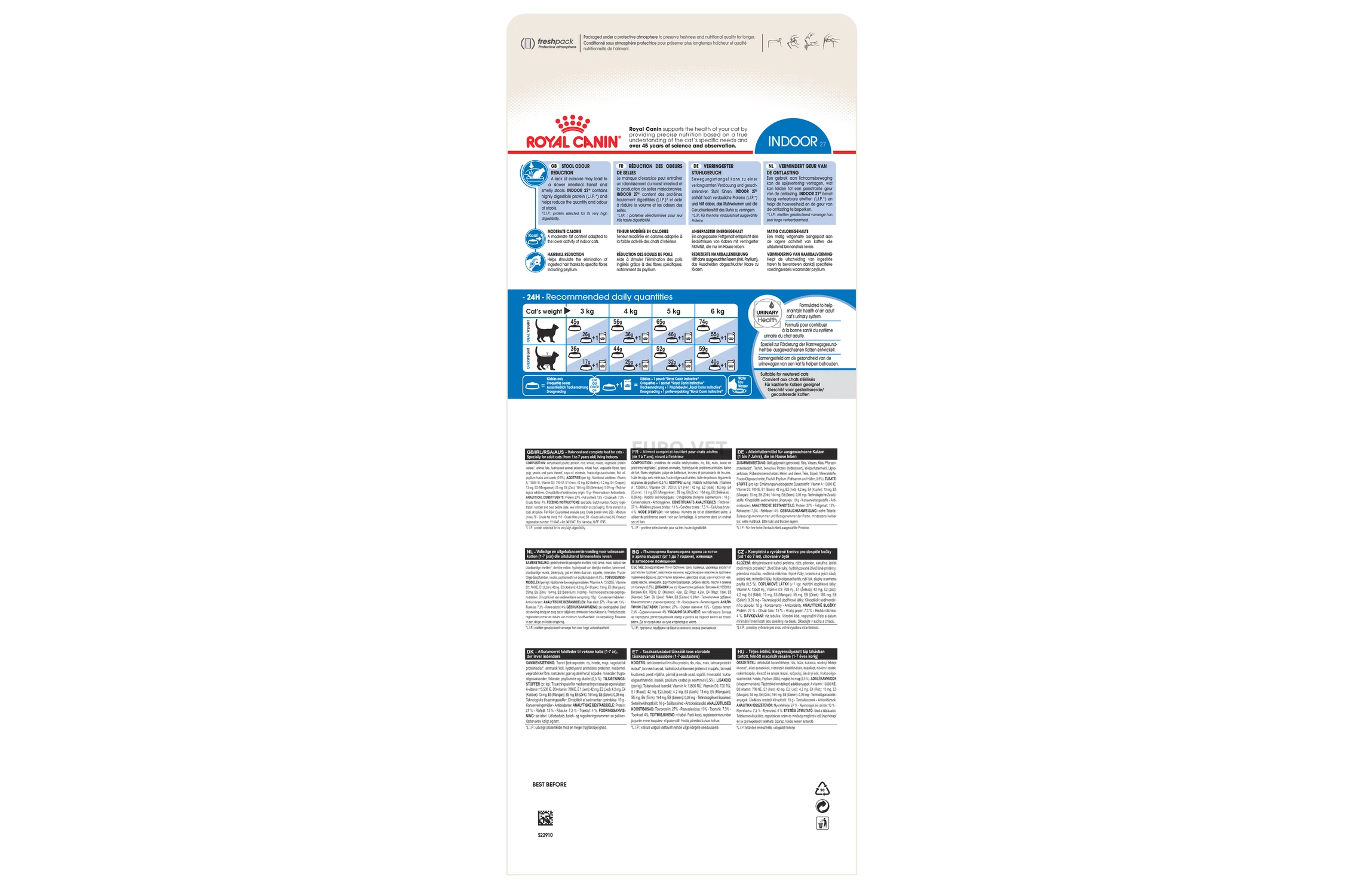 Royal canin indoor 27 10kg cheap